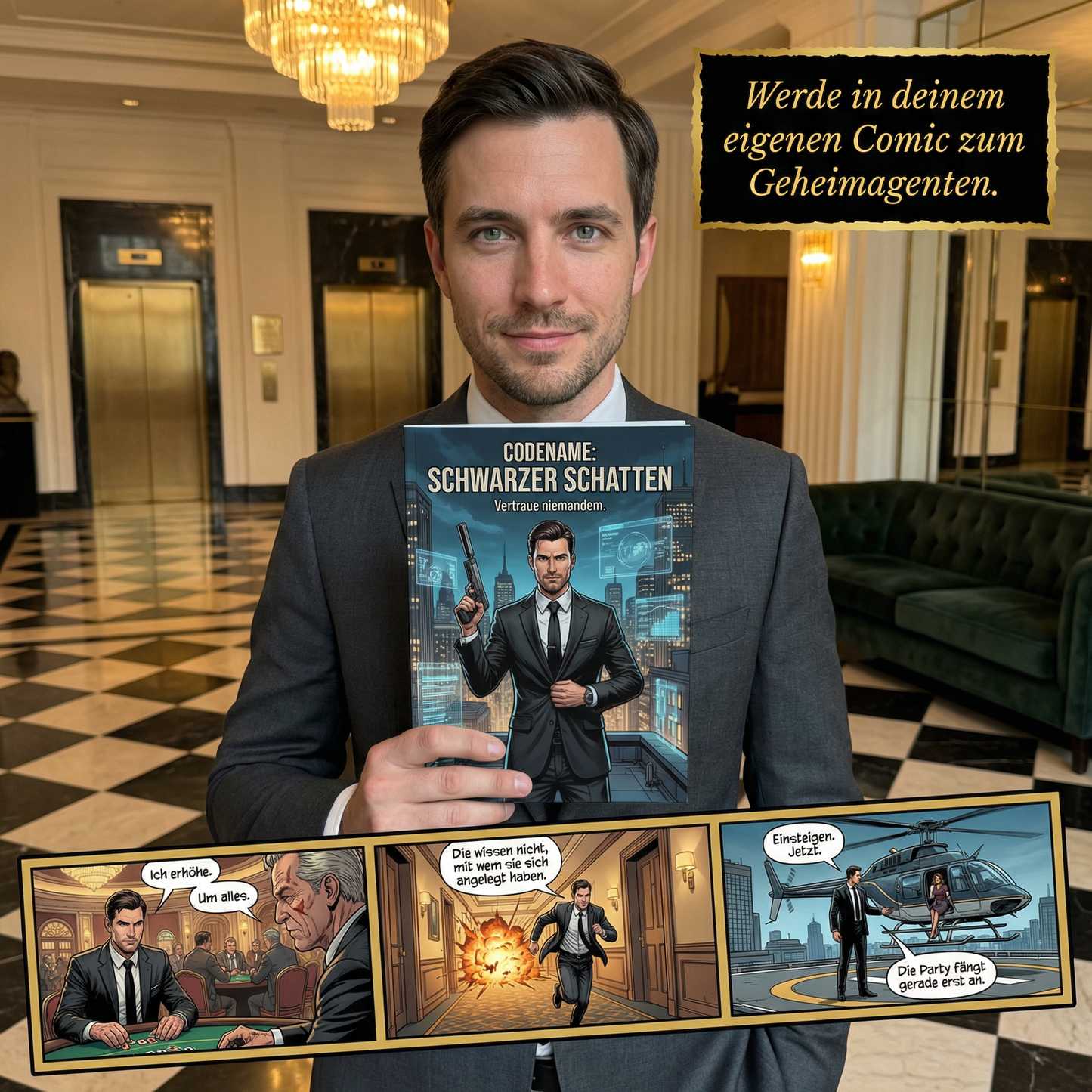 Geheimagenten-Comic: Werde zum Geheimagenten