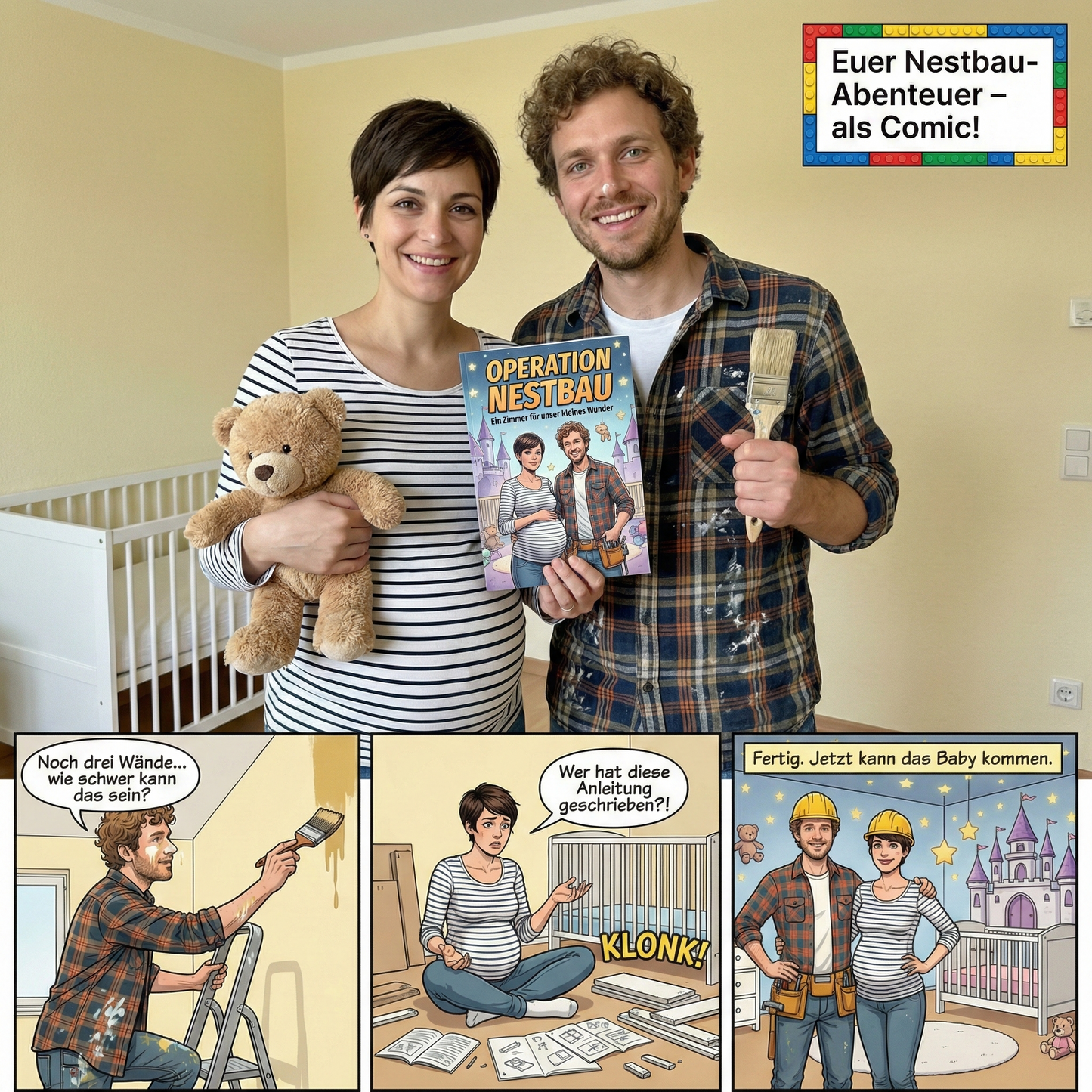 Das Einrichten des Baby-Zimmers