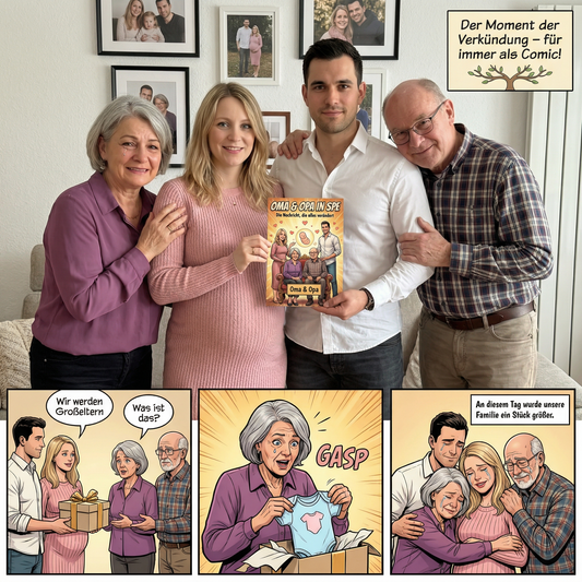 Großeltern des Babies erfahren die Neuigkeit!